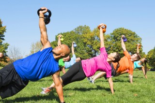 Outdoor Kettlebell Workout